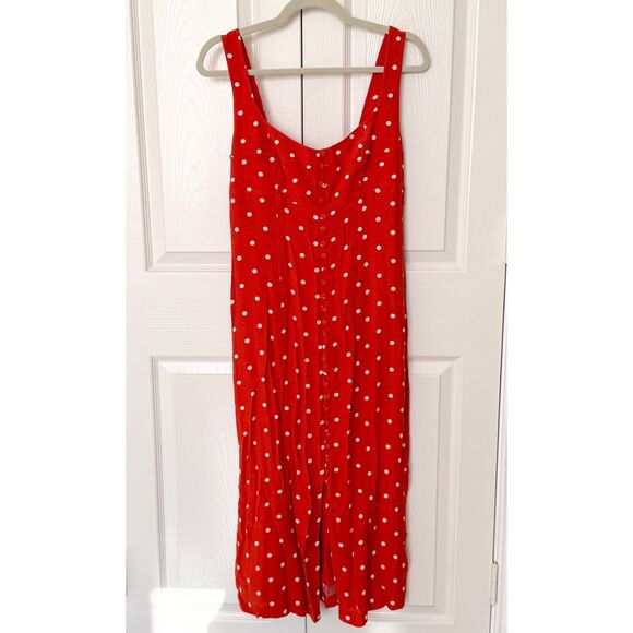 Anthropologie Maeve Sweetheart Button-Front Dress - size 4 - Picture 1 of 3